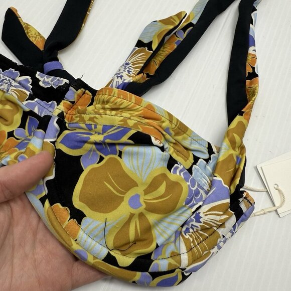 L Space Bikini Top Women Tropical Vacation Sugar Floral Spice Camellia Small - Picture 4 of 9